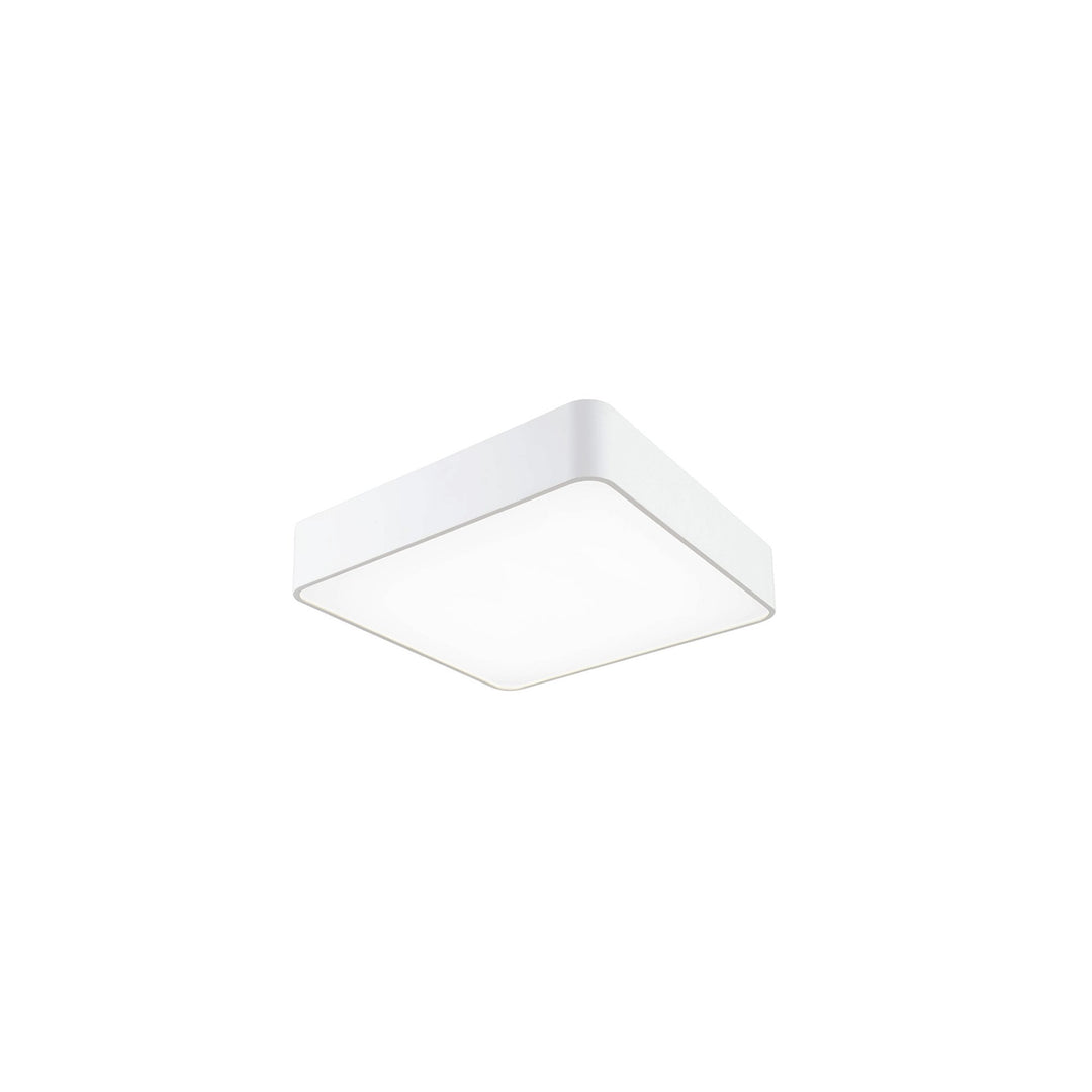 Mantra M5502 Cumbuco Flush 40cm Square 35W LED White/Acrylic