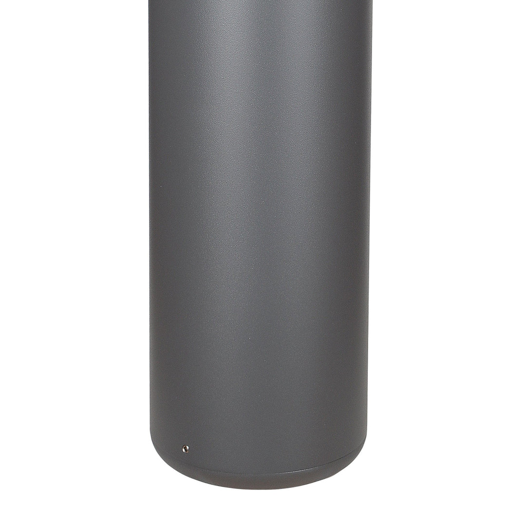 Mantra M8108 Chicago Outdoor 65cm Round Post Lamp 1 Light Anthracite
