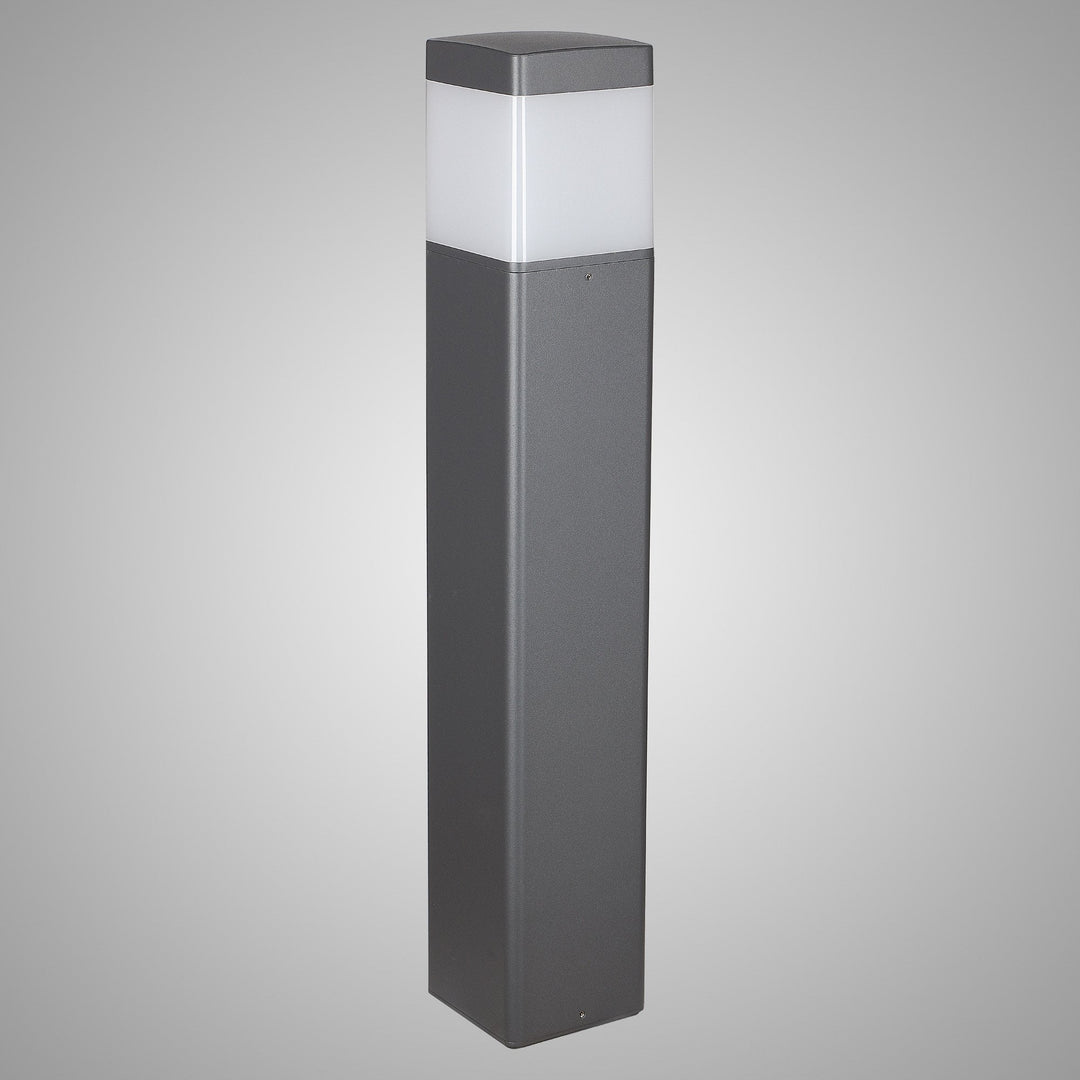 Mantra M8109 Chicago Outdoor 65cm Square Post Lamp 1 Light Anthracite