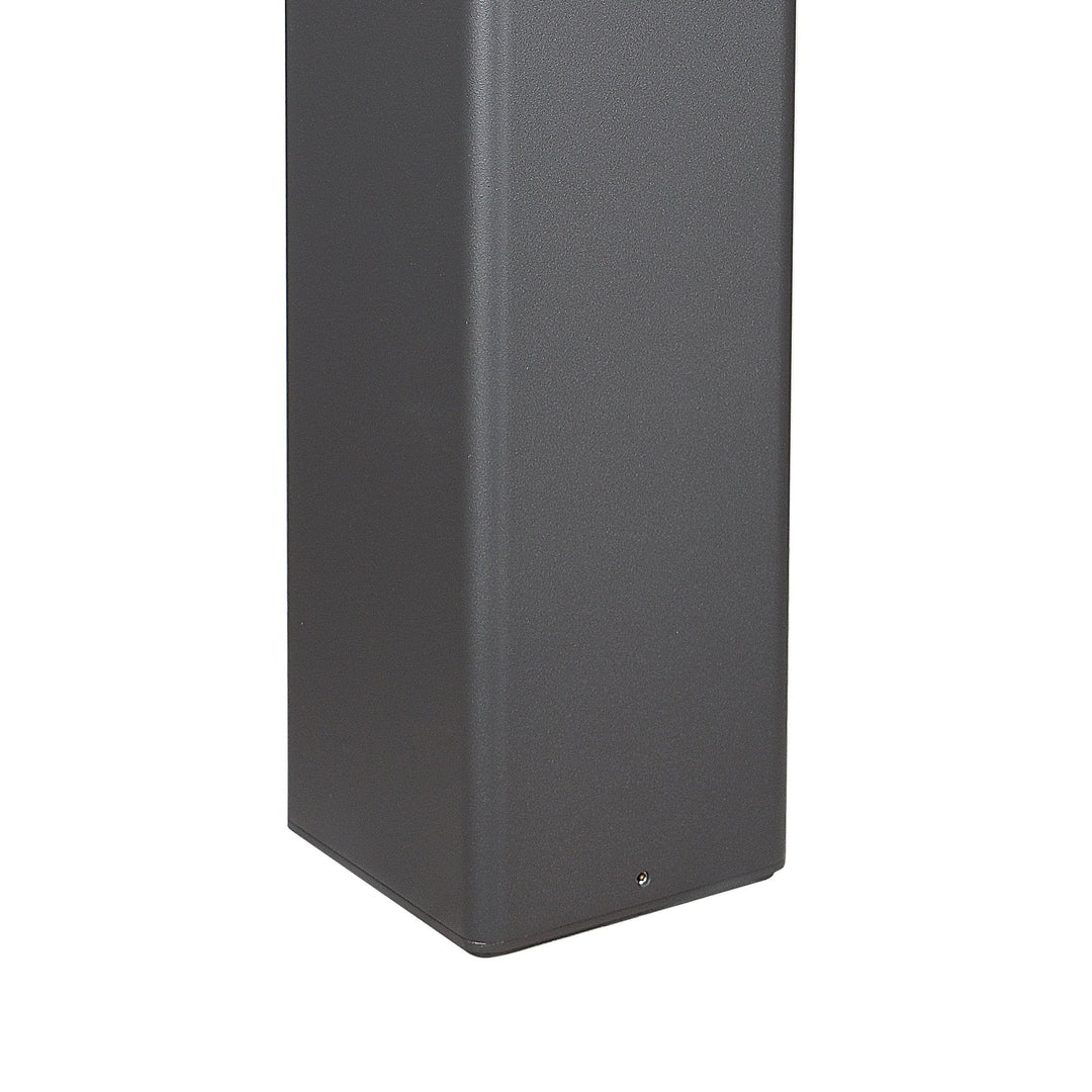 Mantra M8109 Chicago Outdoor 65cm Square Post Lamp 1 Light Anthracite