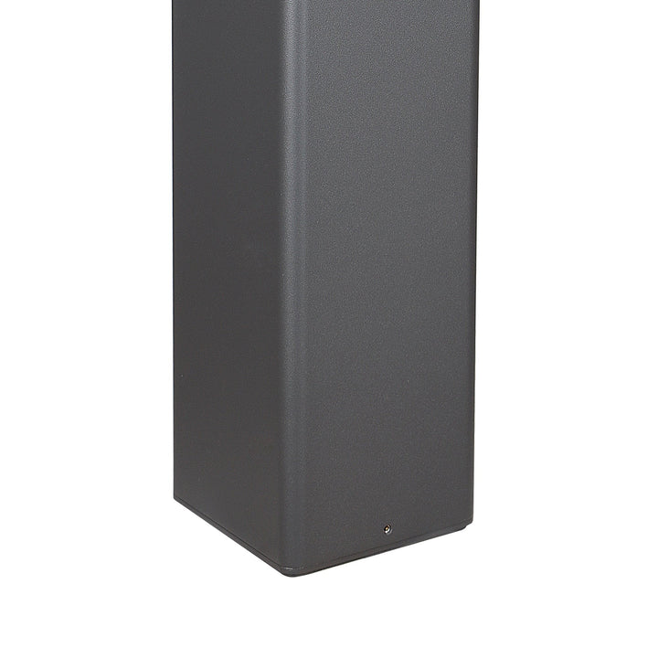 Mantra M8109 Chicago Outdoor 65cm Square Post Lamp 1 Light Anthracite