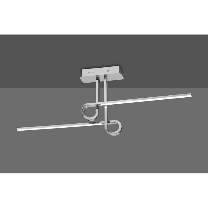 Mantra M6124 Cinto Ceiling Light 20W LED Polished Chrome