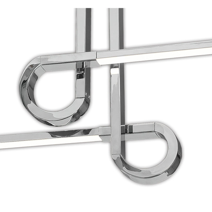 Mantra M6124 Cinto Ceiling Light 20W LED Polished Chrome