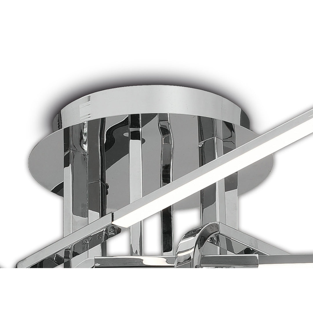 Mantra M6126 Cinto Ceiling Light 42W LED Polished Chrome
