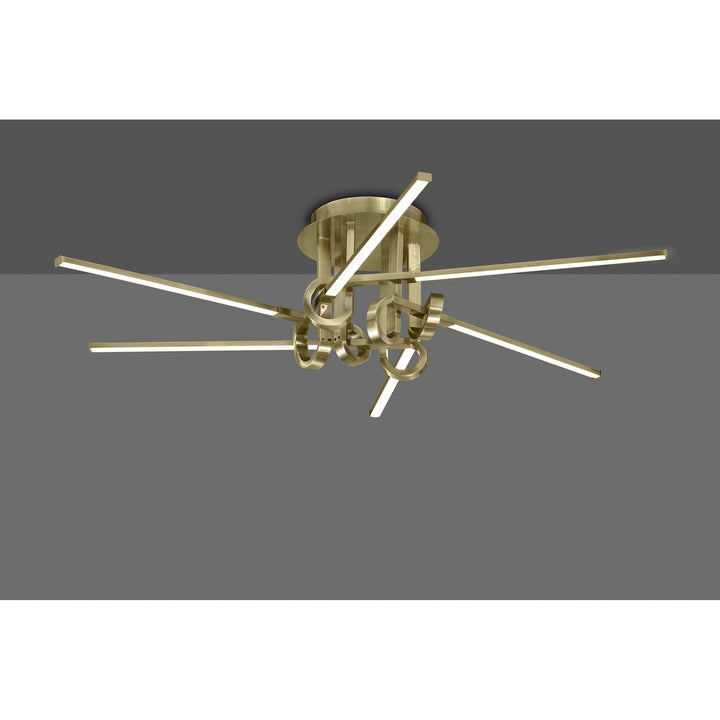 Mantra M6129 Cinto Ceiling Light 42W LED Antique Brass