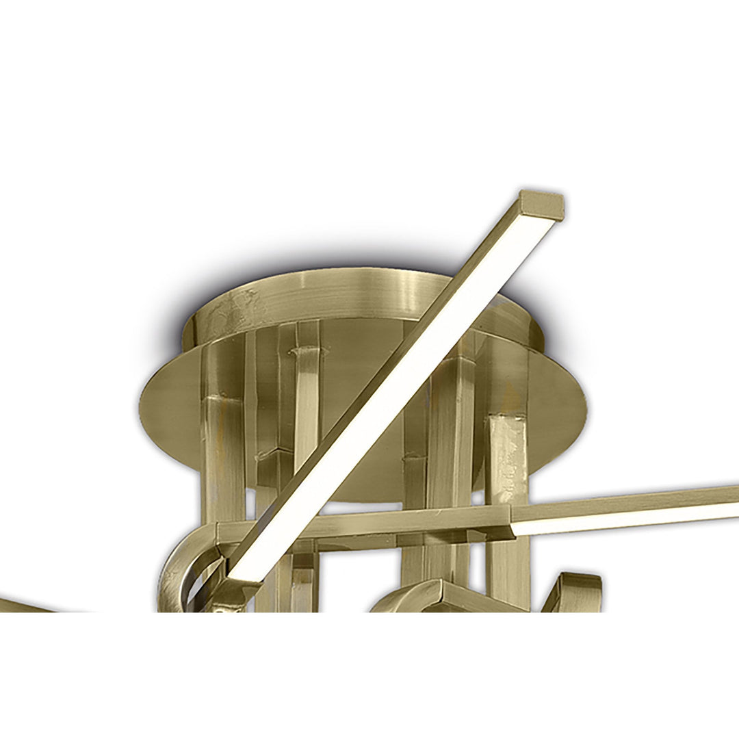 Mantra M6129 Cinto Ceiling Light 42W LED Antique Brass