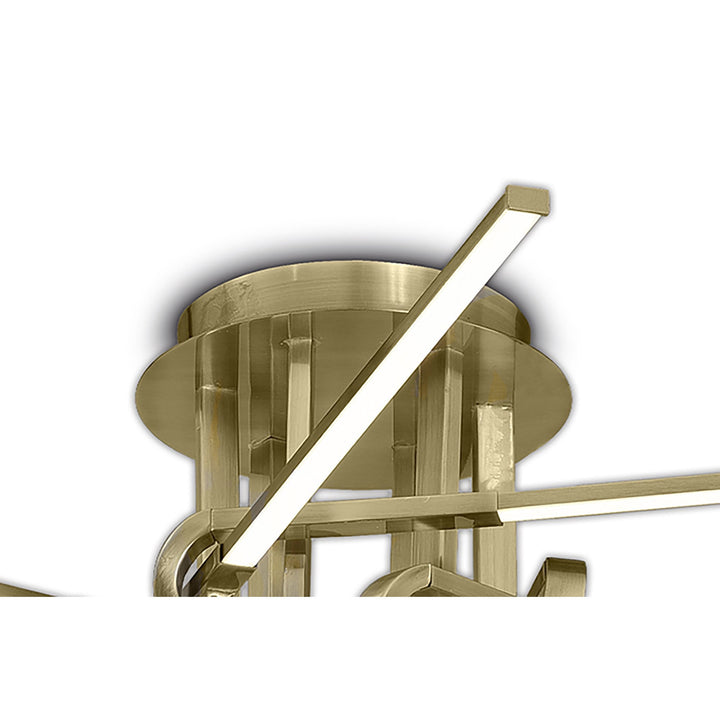 Mantra M6129 Cinto Ceiling Light 42W LED Antique Brass