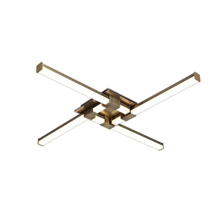 Mantra M6130 Cinto Ceiling Light 24W LED Antique Brass