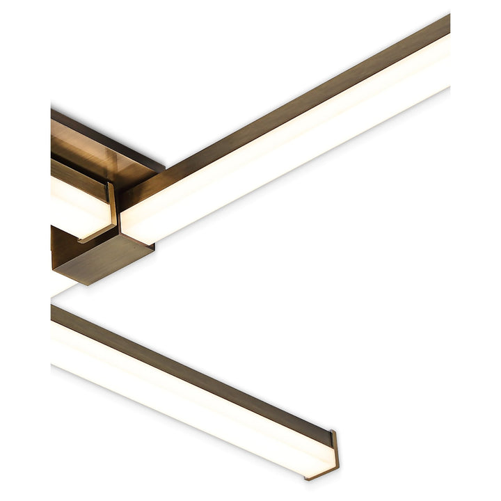 Mantra M6130 Cinto Ceiling Light 24W LED Antique Brass