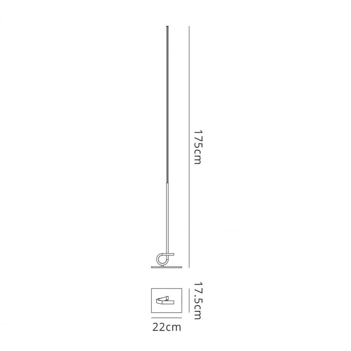 Mantra M6143 Cinto Floor Lamp Antique Brass