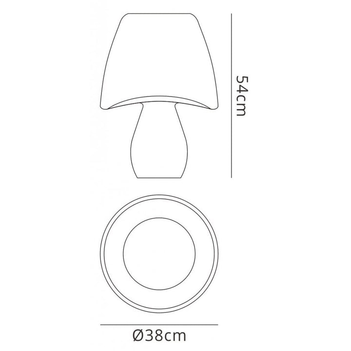 Mantra M1500 Cool Table Lamp Outdoor White