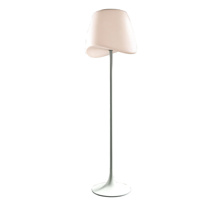 Mantra M1503 Cool Floor Lamp 2 Light CFL Outdoor Matt White/Opal White