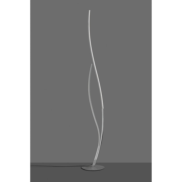 Mantra M6108 Corinto Floor Lamp 174cm 30W LED Silver Chrome