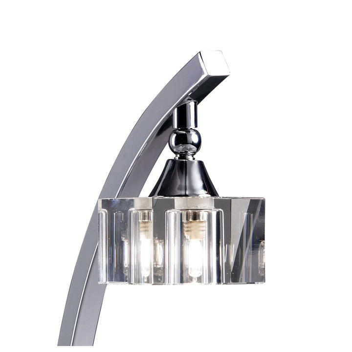 Mantra M2365 Cuadrax Table Lamp 1 Light G9 Polished Chrome