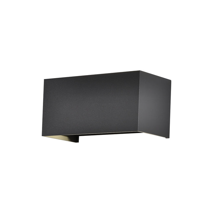 Mantra M7817 Davos Outdoor Rectangle Wall Lamp 4 x 6W LED Sand Black
