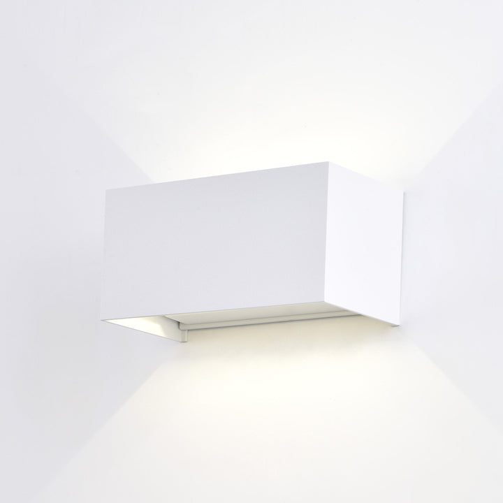 Mantra M7816 Davos Outdoor Rectangle Wall Lamp 4 x 6W LED White