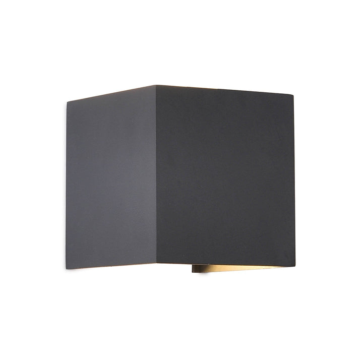 Mantra M7647 Davos Outdoor Square Wall Lamp 2 x 6W LED Anthracite
