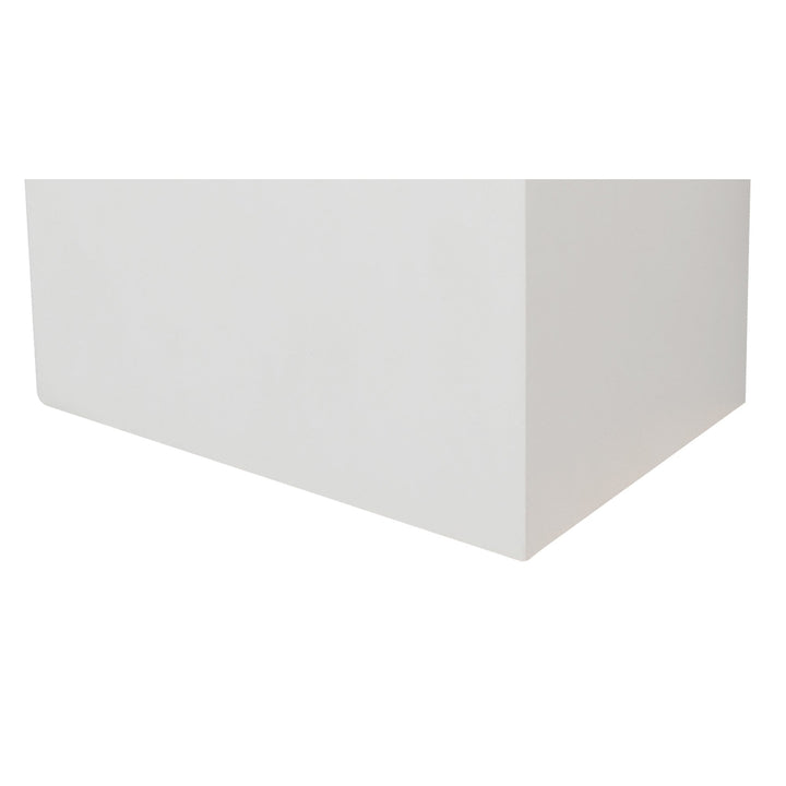 Mantra M7436 Davos Outdoor XL Square Wall Lamp 2 Light LED Sand White