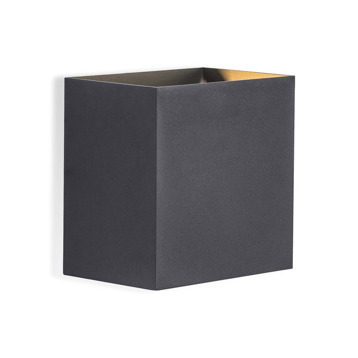 Mantra M7435 Davos Outdoor XL Square Wall Lamp 2 Light LED Anthracite