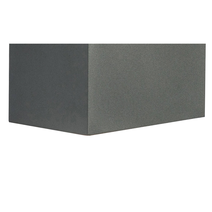 Mantra M7435 Davos Outdoor XL Square Wall Lamp 2 Light LED Anthracite