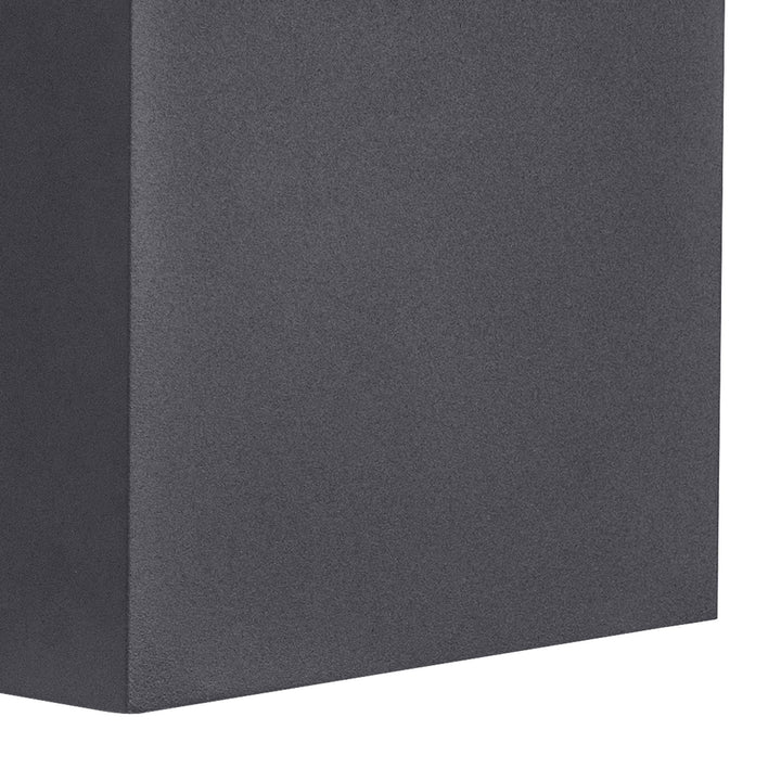 Mantra M7651 Davos Outdoor XL Square Wall Lamp 2 Light LED Anthracite
