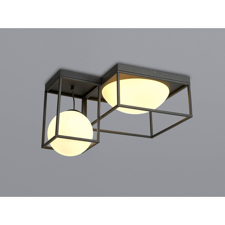 Mantra M7601 Desigual Semi Flush 4 Light Matt Black