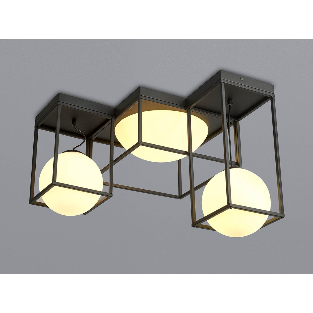 Mantra M7600 Desigual Semi Flush 5 Light Matt Black