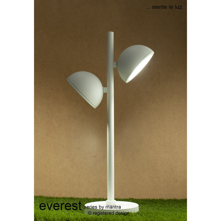 Mantra M6740 Everest Outdoor Short Post 2 Light White