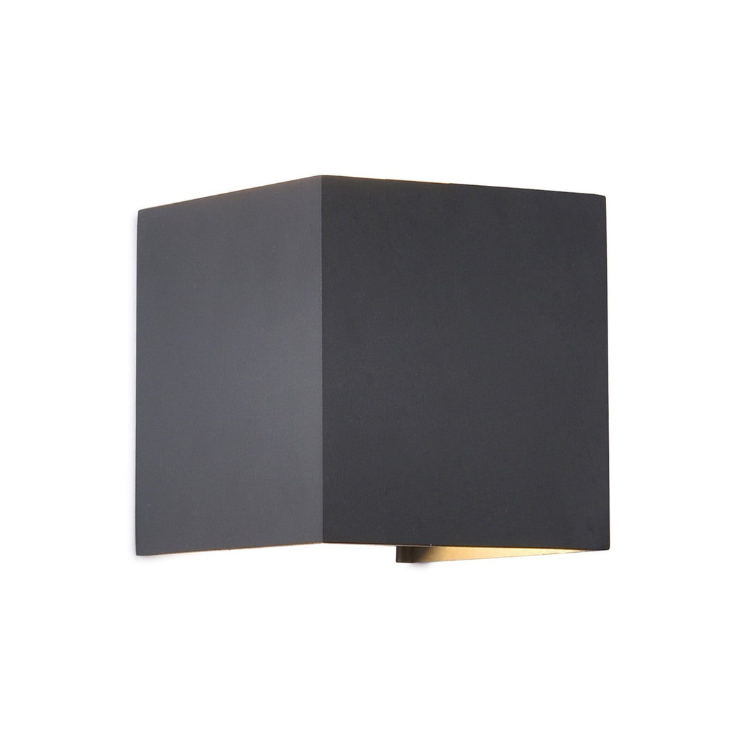 Mantra M6520 Davos Outdoor Square Wall Lamp 2 x 6W LED Anthracite