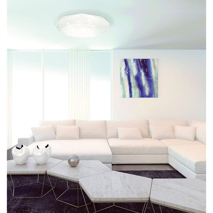 Mantra M5114 Diamante Ceiling LED White Acrylic