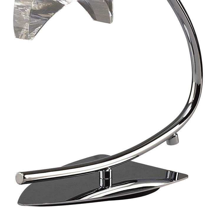 Mantra M1458 Eclipse Table Lamp 1 Light Polished Chrome