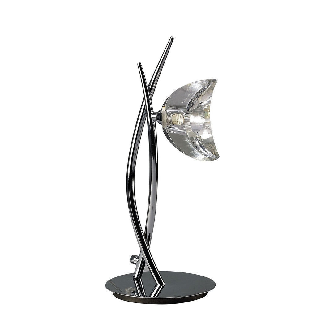 Mantra M1459 Eclipse Table Lamp 1 Light Polished Chrome
