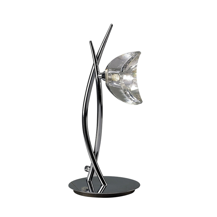 Mantra M1459 Eclipse Table Lamp 1 Light Polished Chrome