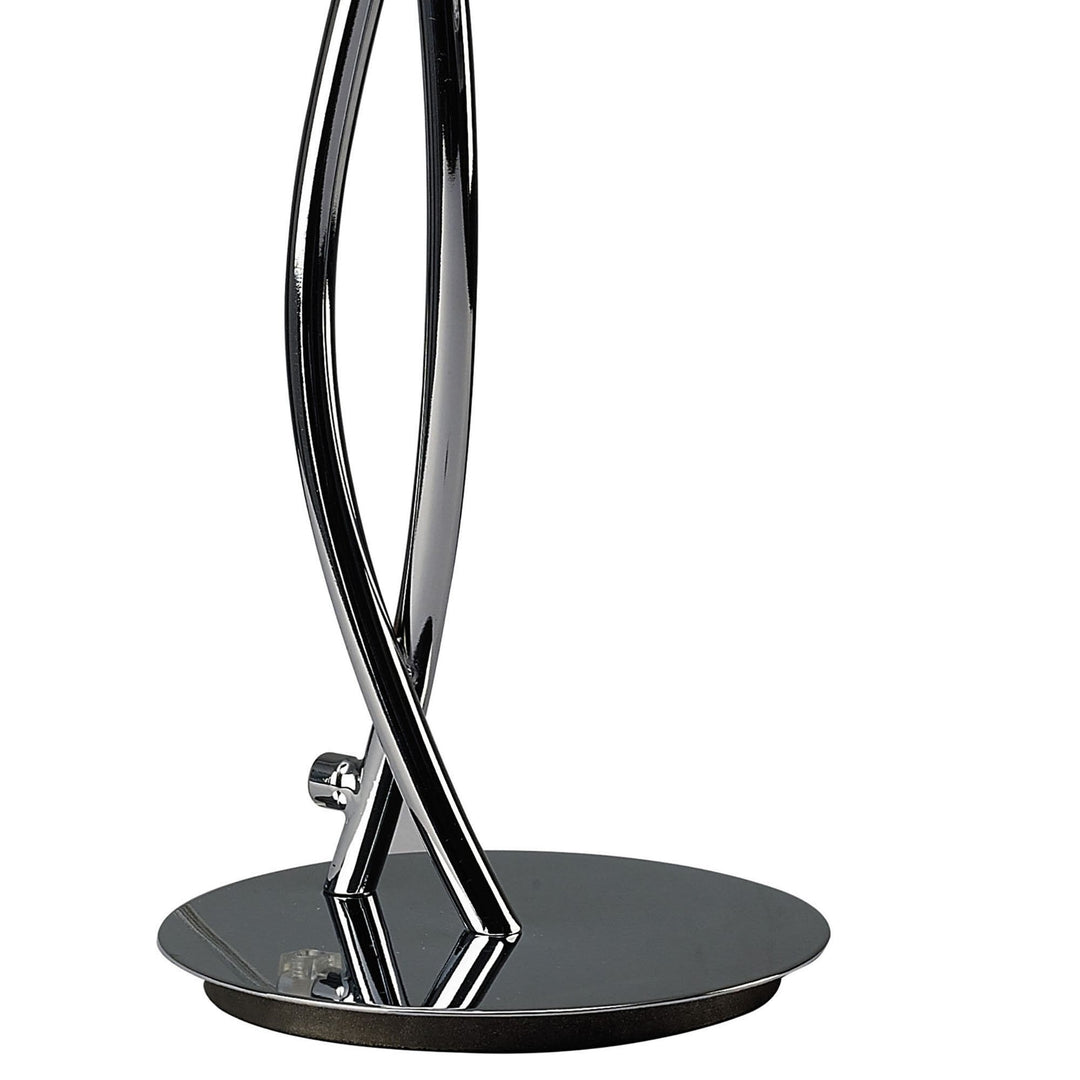 Mantra M1459 Eclipse Table Lamp 1 Light Polished Chrome
