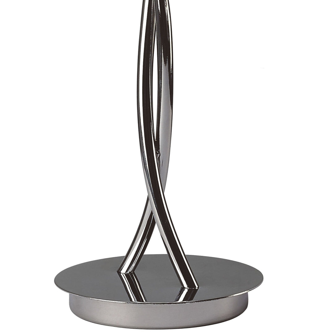 Mantra M1460 Eclipse Table Lamp 2 Light Polished Chrome