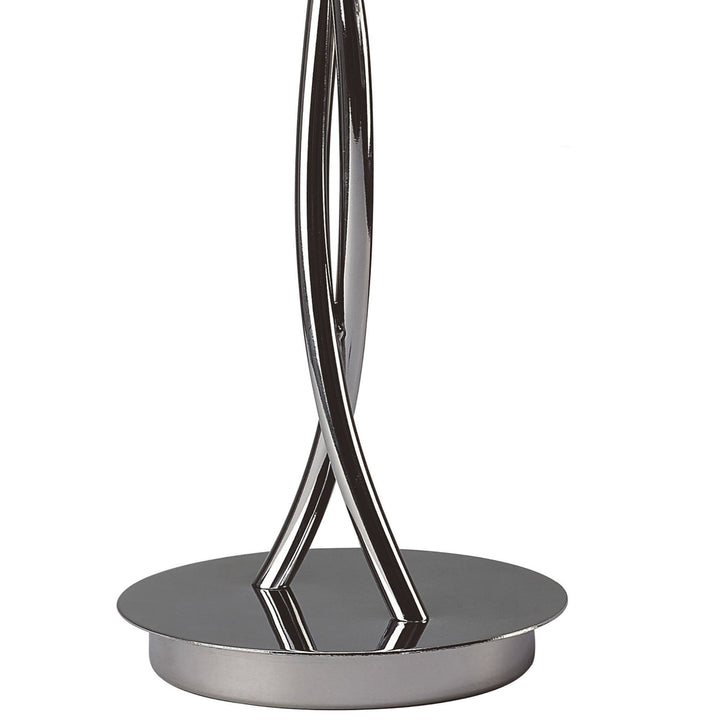 Mantra M1460 Eclipse Table Lamp 2 Light Polished Chrome