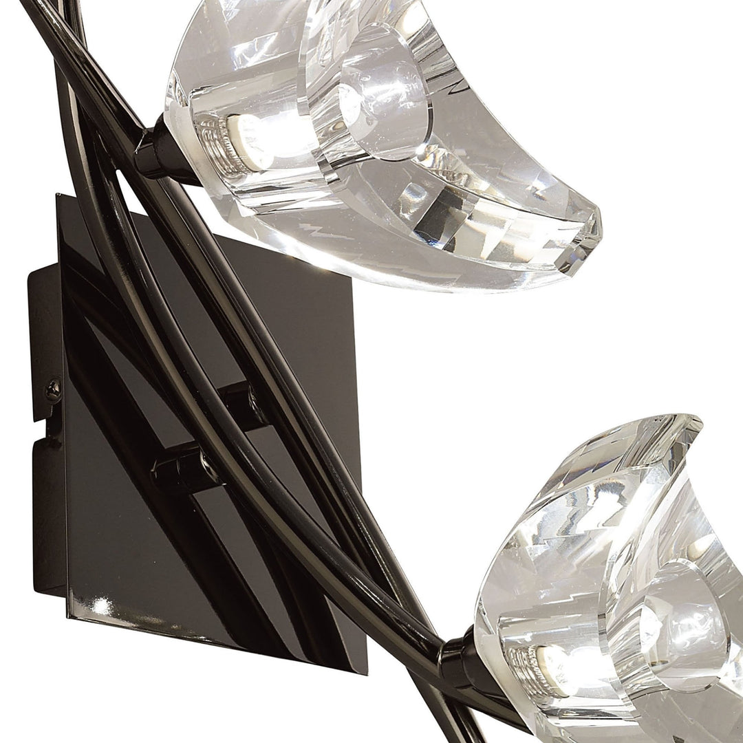 Mantra M1462BC Eclipse Wall Lamp 2 Light G9 Black Chrome