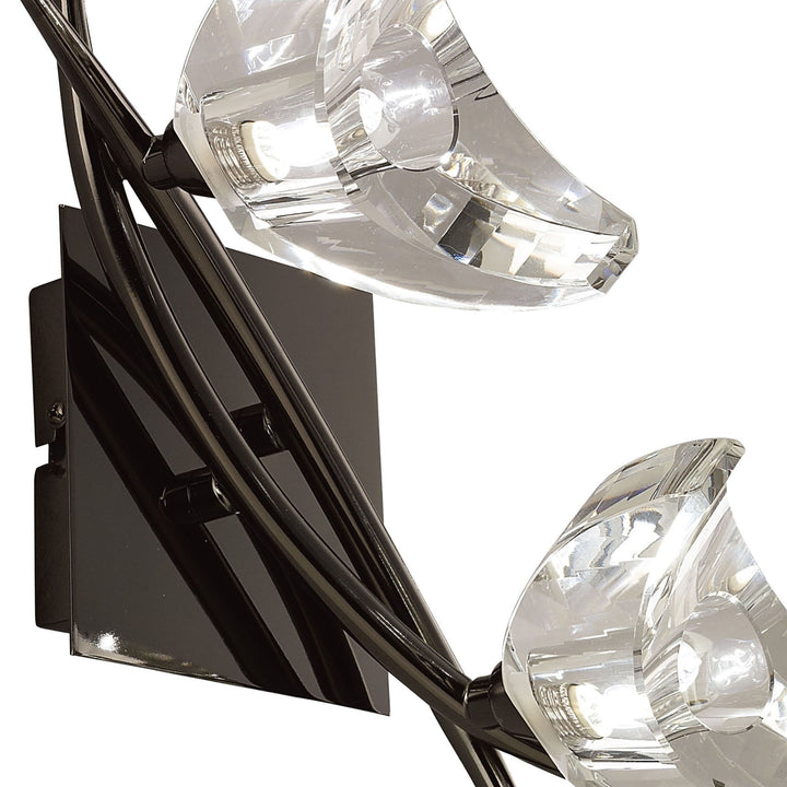 Mantra M1462BC Eclipse Wall Lamp 2 Light G9 Black Chrome