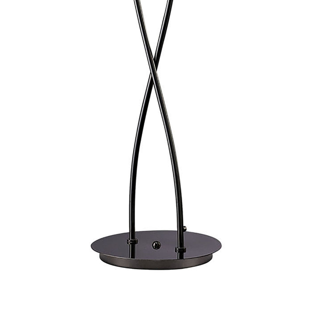 Mantra M1463BC Eclipse Floor Lamp 2 Light G9 Black Chrome