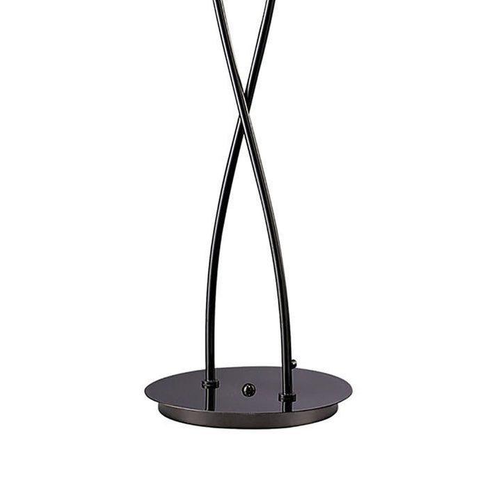 Mantra M1463BC Eclipse Floor Lamp 2 Light G9 Black Chrome