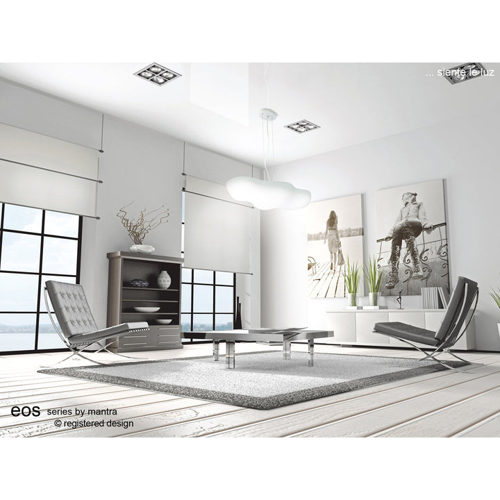 Mantra M1881 Eos Ceiling 6 Light Outdoor White