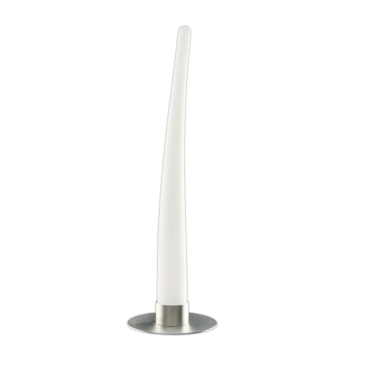 Mantra M1730 Estalacta Table Lamp 1 Light GU10 Indoor/Outdoor Silver/Opal White