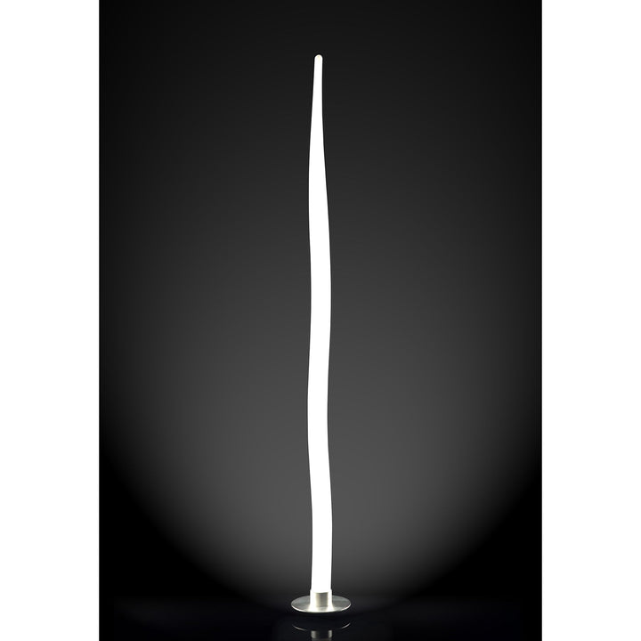 Mantra M1734 Estalacta Floor Lamp 1 Light GU10 Indoor/Outdoor Silver/Opal White