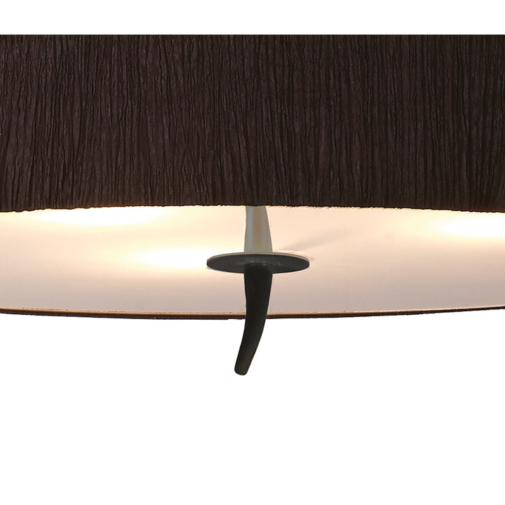 Mantra M1153/BS Eve Pendant 3 Light Anthracite Black Shade