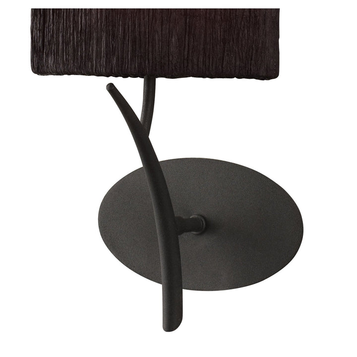 Mantra M1154/BS Eve Wall 1 Light Anthracite Black Shade