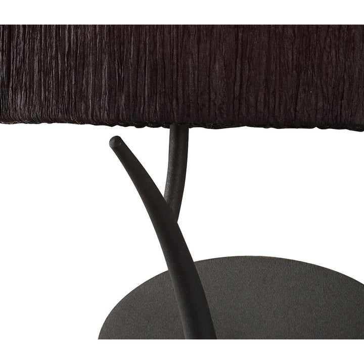 Mantra M1154/BS Eve Wall 1 Light Anthracite Black Shade