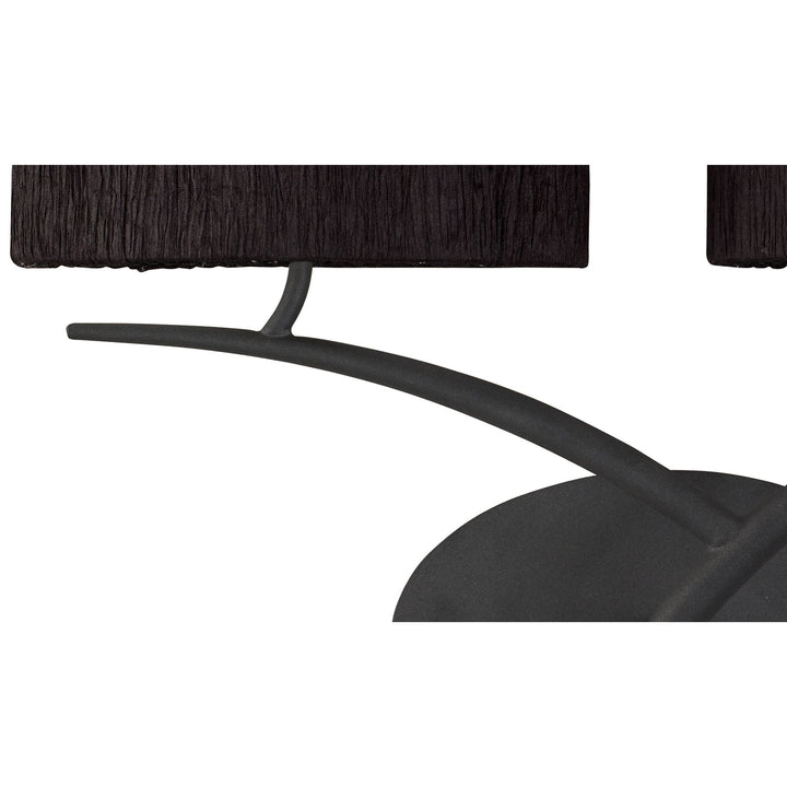 Mantra M1155/BS Eve Wall 2 Light Anthracite Black Shade