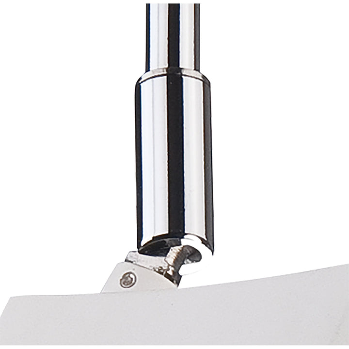 Mantra M8101/1 Filippo Telescopic Spot Light 1 Light 5W Matt White/Polished Chrome