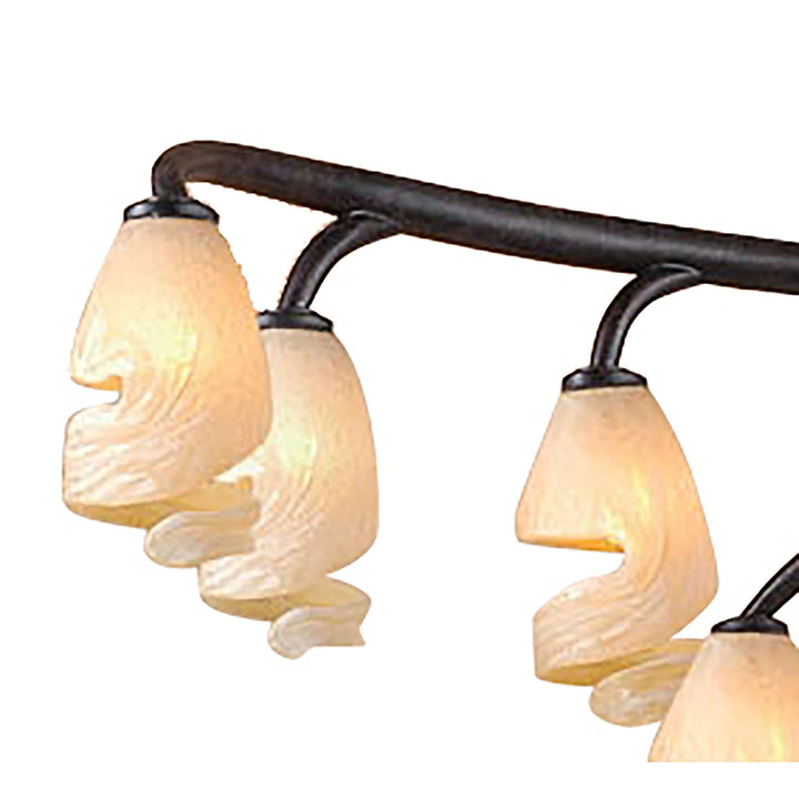 Mantra M3122 Forest Pendant 3 Arm 9 Light G9 Brown/Black Oxide