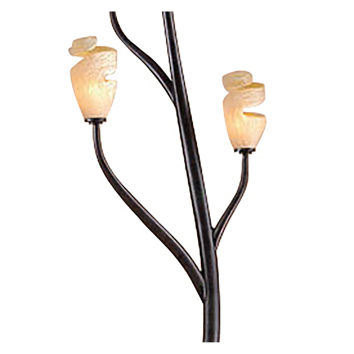 Mantra M3130 Forest Floor Lamp 4 Light G9 Brown/Black Oxide